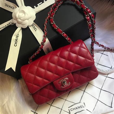 red and black chanel bag|authentic red chanel bags.